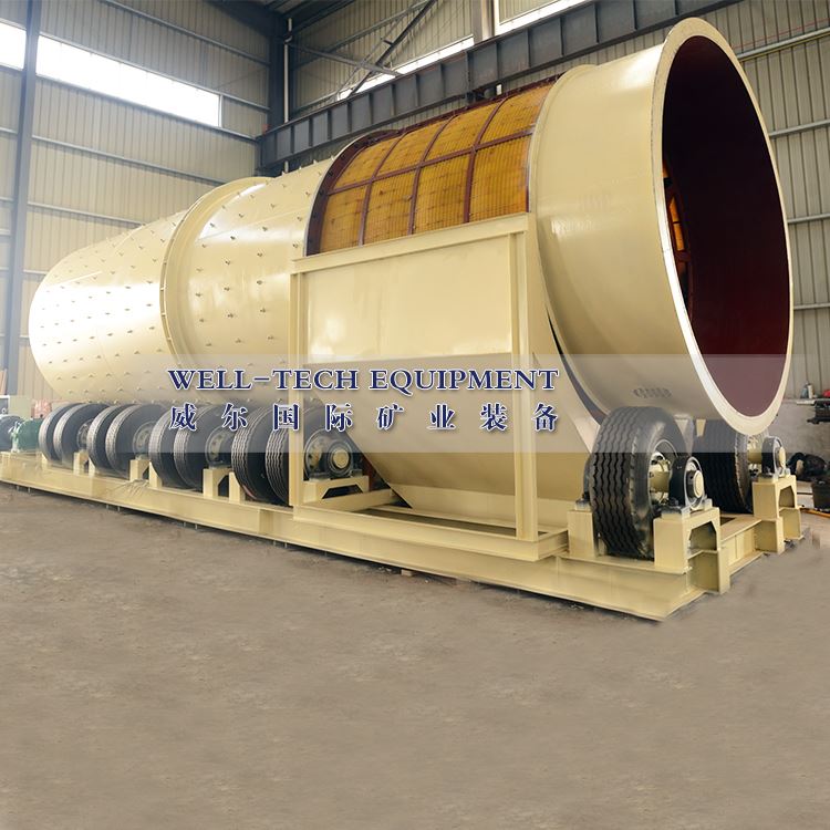 Gold Wash Trommel Scrubber Gold Processing Machine